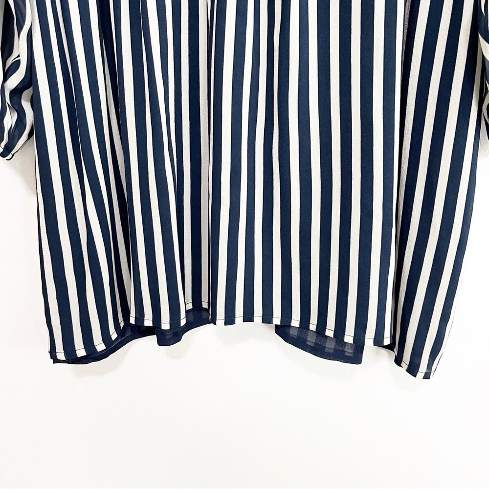 FIGUE Sequined Silk Mini Tunic Dress Blue Stripe Size Medium - Picture 6 of 11